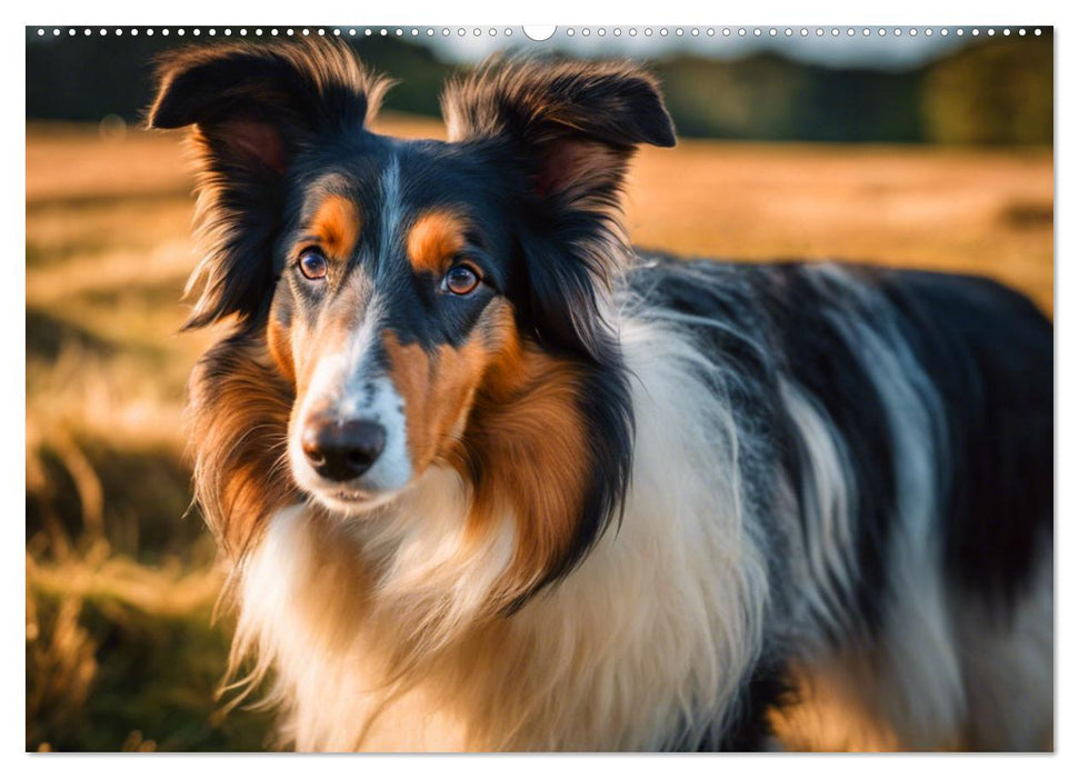 Traumhund Collie (CALVENDO Premium Wandkalender 2025)