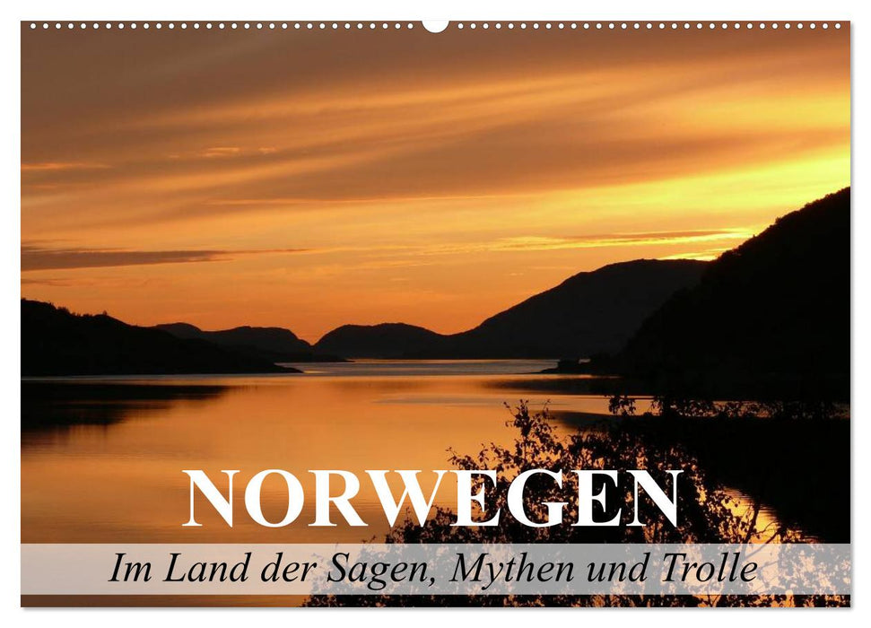 Norwegen - Im Land der Sagen, Mythen und Trolle (CALVENDO Wandkalender 2025)