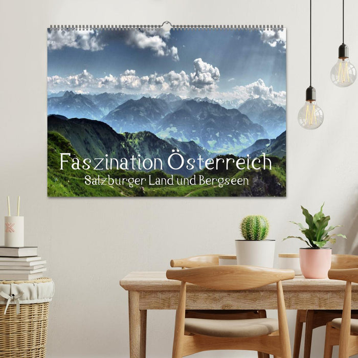 Faszination Österreich - Salzburger Land und Bergseen (CALVENDO Wandkalender 2025)