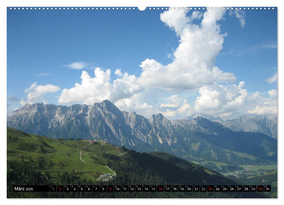 Faszination Österreich - Salzburger Land und Bergseen (CALVENDO Wandkalender 2025)