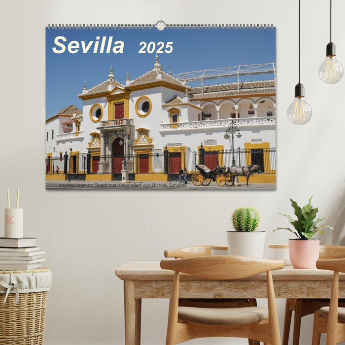 Sevilla Impressionen im Querformat 2025 (CALVENDO Wandkalender 2025)