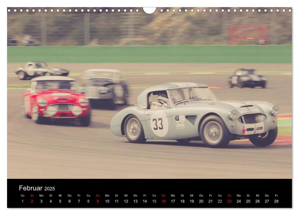 Vintage Racing, historischer Motorsport (CALVENDO Wandkalender 2025)