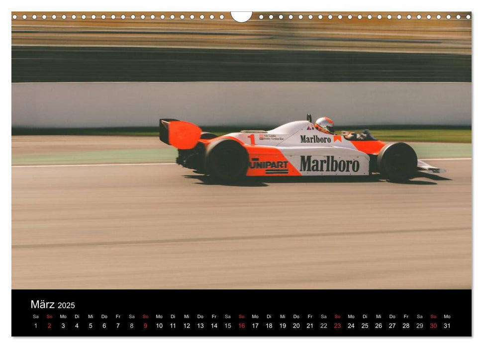 Vintage Racing, historischer Motorsport (CALVENDO Wandkalender 2025)