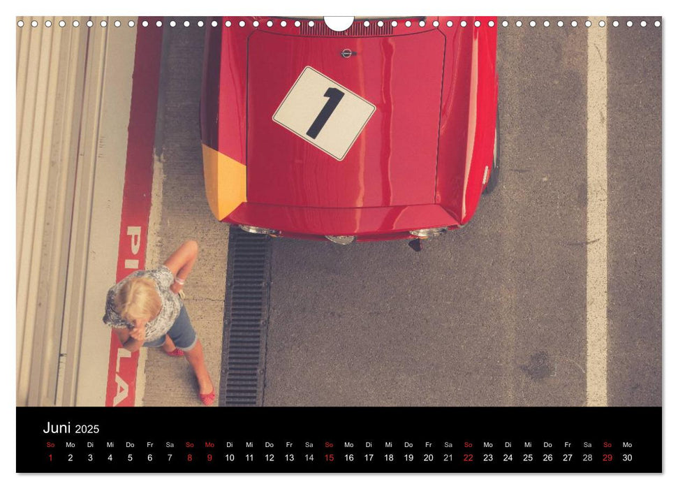 Vintage Racing, historischer Motorsport (CALVENDO Wandkalender 2025)