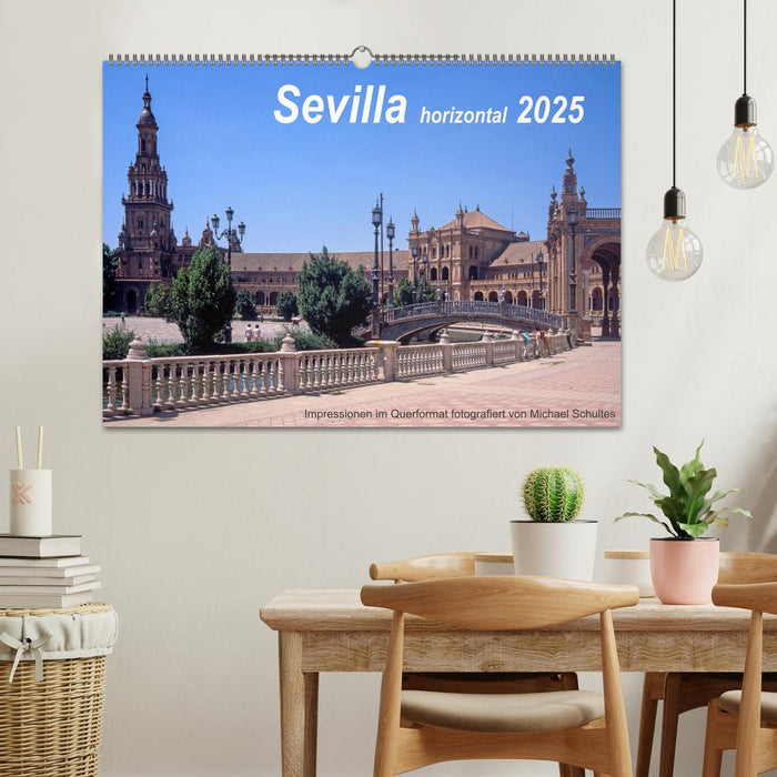 Sevilla horizontal 2025 (CALVENDO Wandkalender 2025)