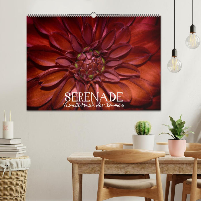 Serenade - Visuelle Musik der Blumen (CALVENDO Wandkalender 2025)