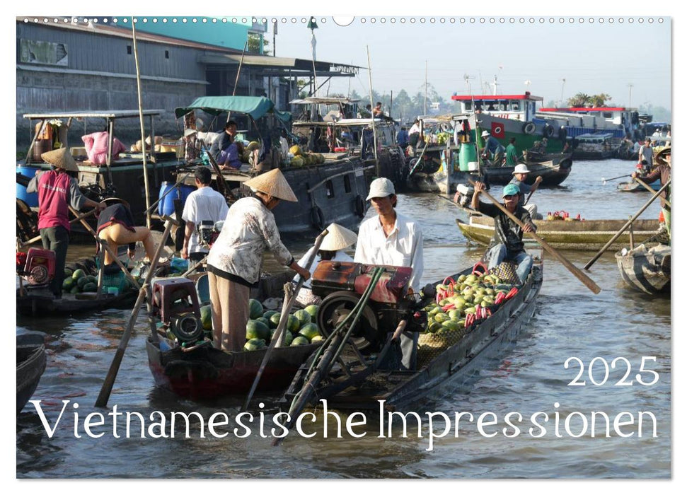 Vietnamesische Impressionen (CALVENDO Wandkalender 2025)