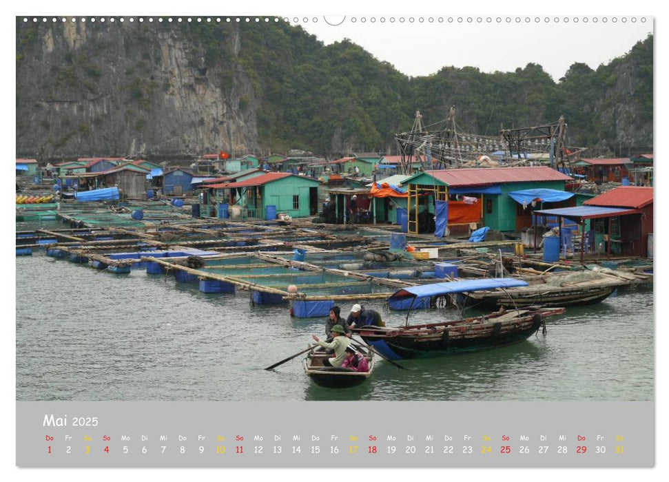 Vietnamesische Impressionen (CALVENDO Wandkalender 2025)