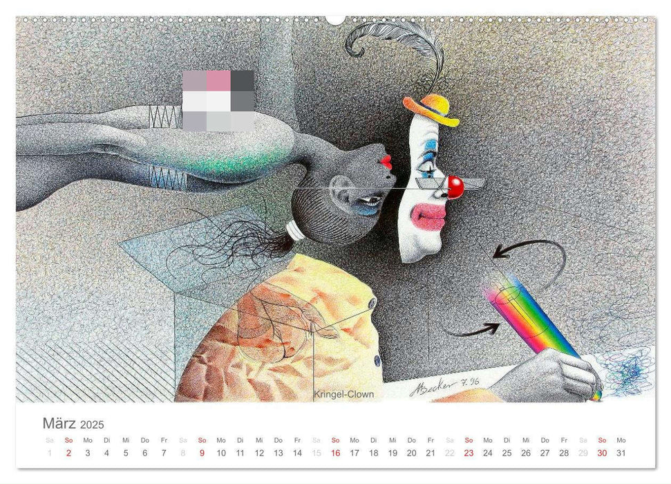 Die Flügel der Fantasie (CALVENDO Wandkalender 2025)