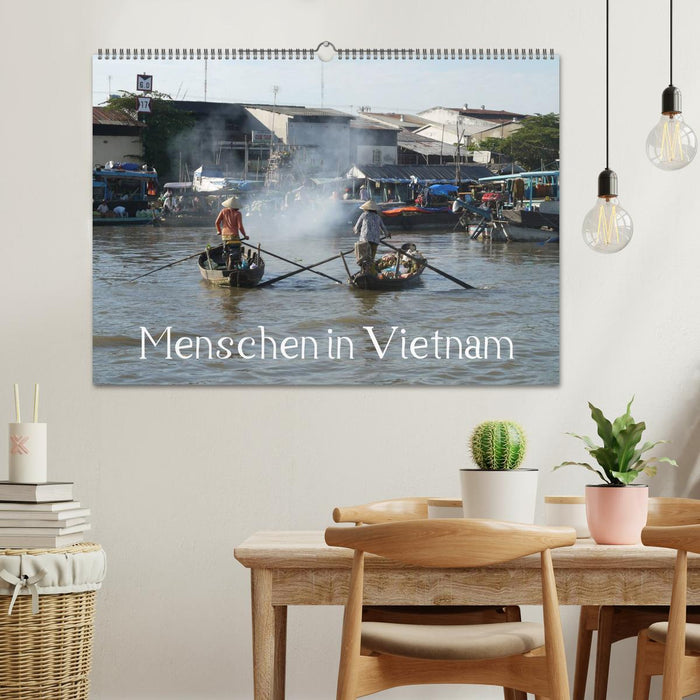 Menschen in Vietnam (CALVENDO Wandkalender 2025)