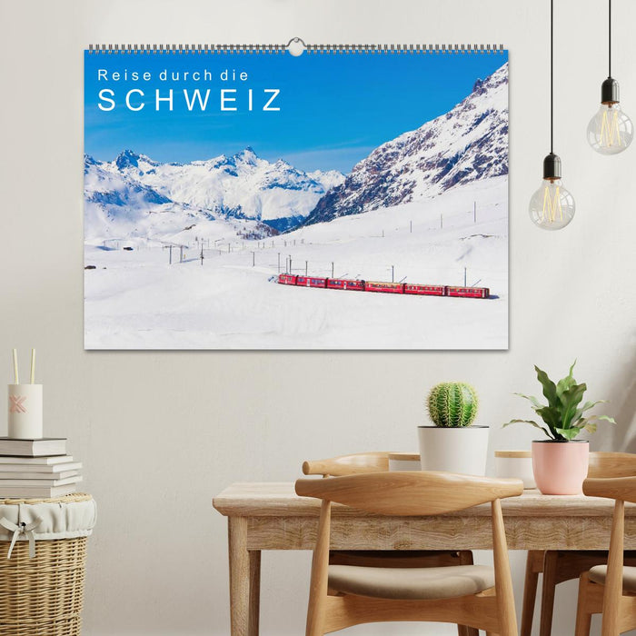 Reise durch die SCHWEIZ (CALVENDO Wandkalender 2025)