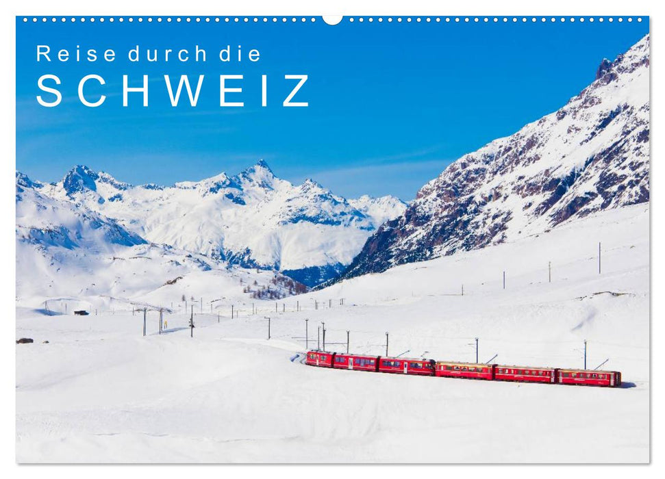 Reise durch die SCHWEIZ (CALVENDO Wandkalender 2025)