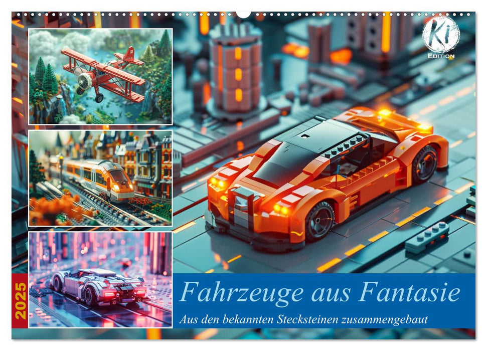 Fahrzeuge aus Fantasie (CALVENDO Wandkalender 2025)