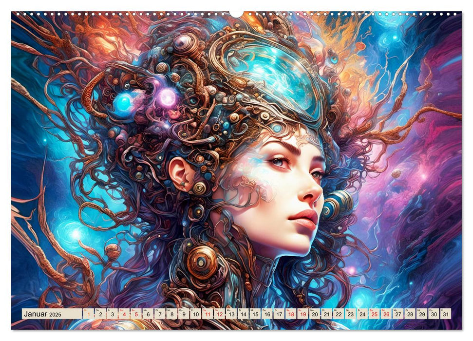 Kybernetische Schönheiten (CALVENDO Wandkalender 2025)