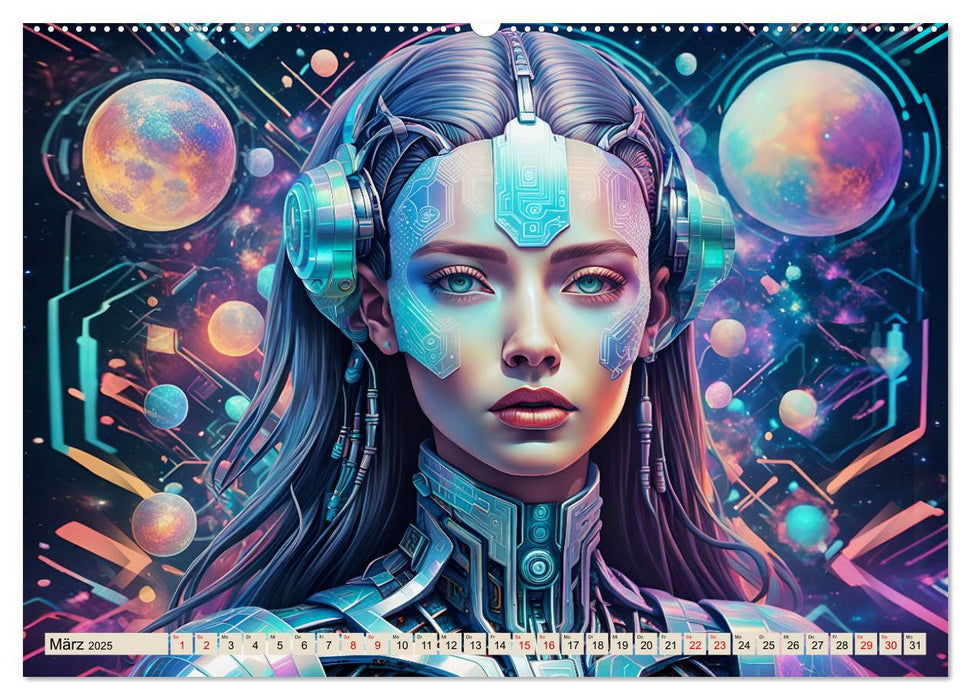 Kybernetische Schönheiten (CALVENDO Wandkalender 2025)