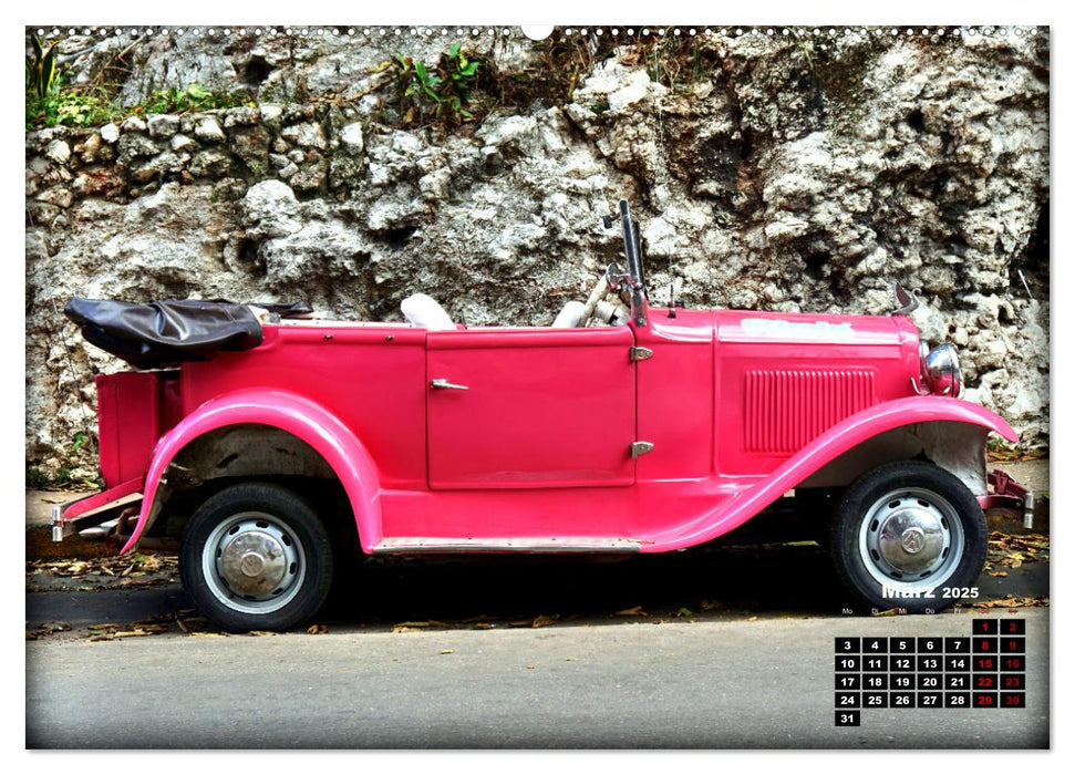 Pink Lady - Ford Modell A in Havanna (CALVENDO Wandkalender 2025)