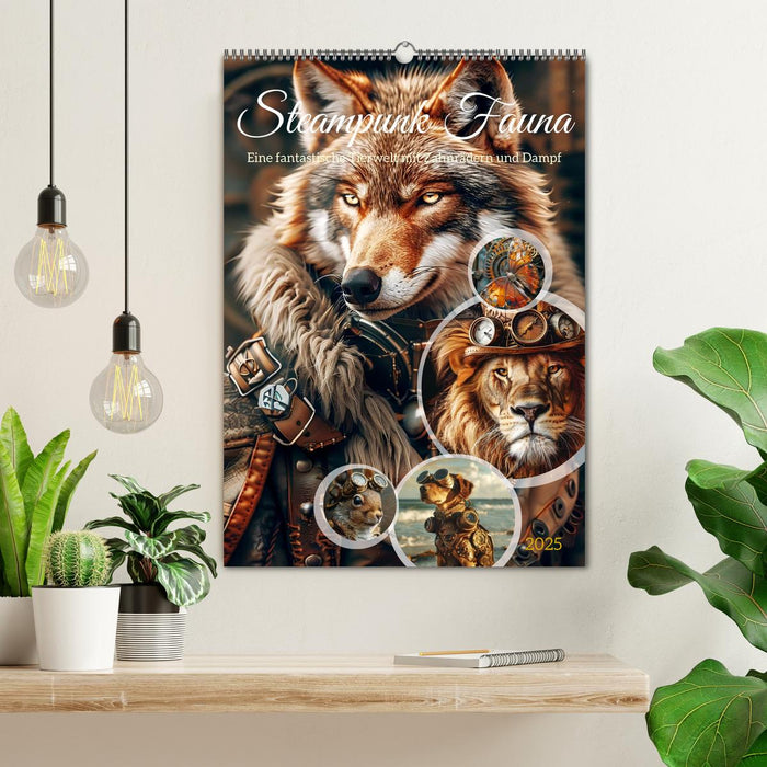 Steampunk Fauna (CALVENDO Wandkalender 2025)