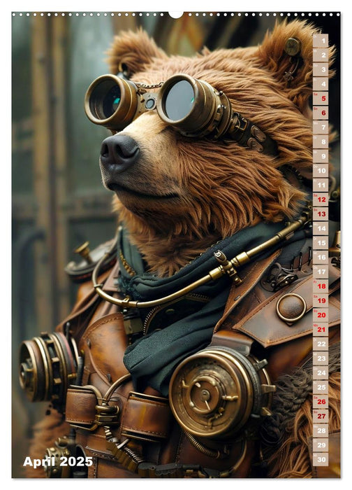 Steampunk Fauna (CALVENDO Wandkalender 2025)