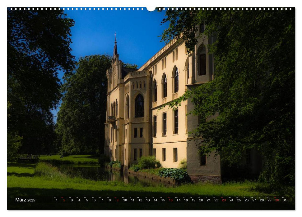 Schloss Evenburg - Neuschwanstein Ostfrieslands (CALVENDO Premium Wandkalender 2025)