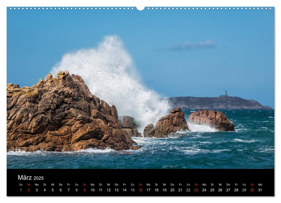 Unterwegs in der Bretagne (CALVENDO Premium Wandkalender 2025)