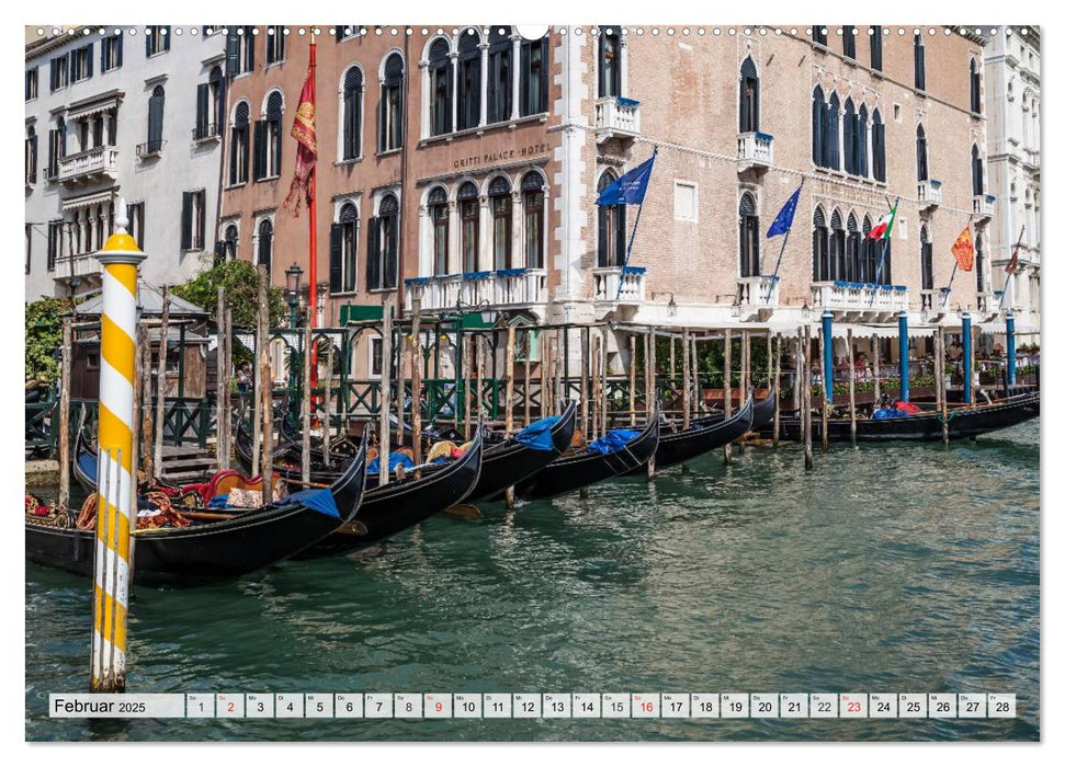 VENEDIG Eine Tour auf dem Canal Grande (CALVENDO Premium Wandkalender 2025)