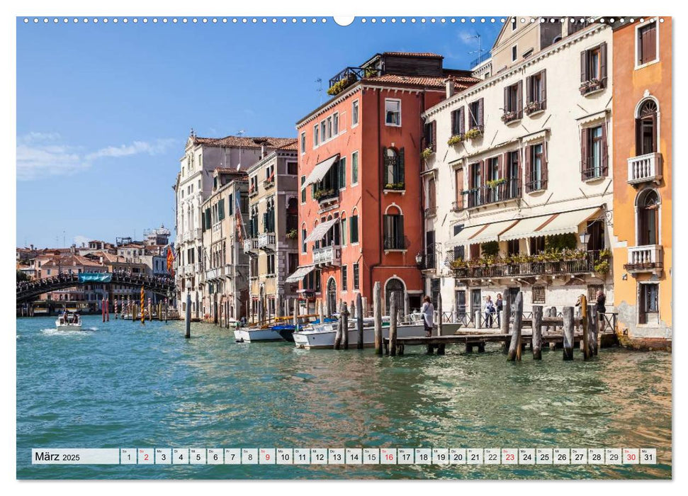 VENEDIG Eine Tour auf dem Canal Grande (CALVENDO Premium Wandkalender 2025)