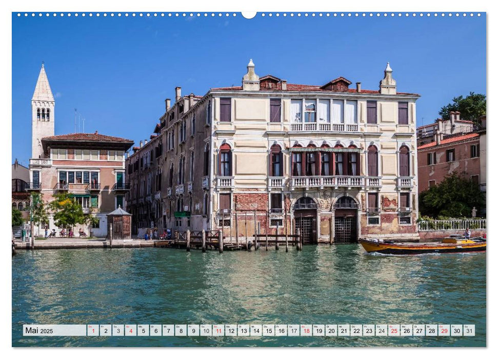 VENEDIG Eine Tour auf dem Canal Grande (CALVENDO Premium Wandkalender 2025)