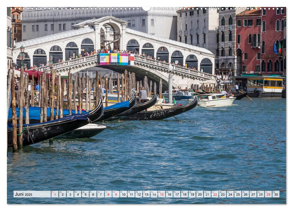 VENEDIG Eine Tour auf dem Canal Grande (CALVENDO Premium Wandkalender 2025)