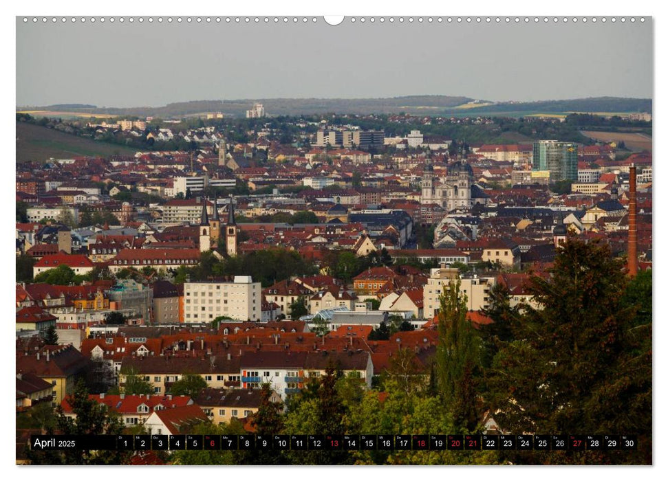 Würzburg am Abend (CALVENDO Premium Wandkalender 2025)