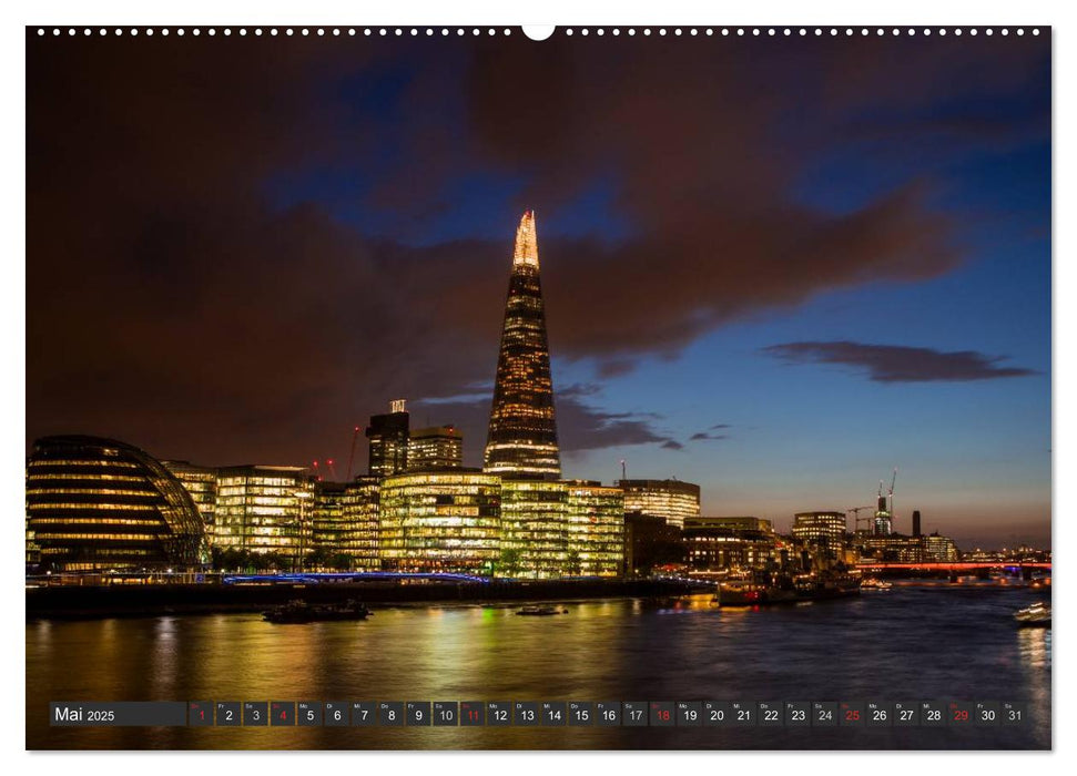 London Light (CALVENDO Premium Wandkalender 2025)