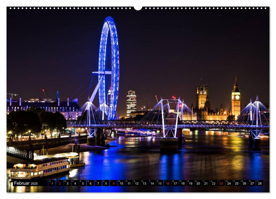 Wundervolles London (CALVENDO Premium Wandkalender 2025)