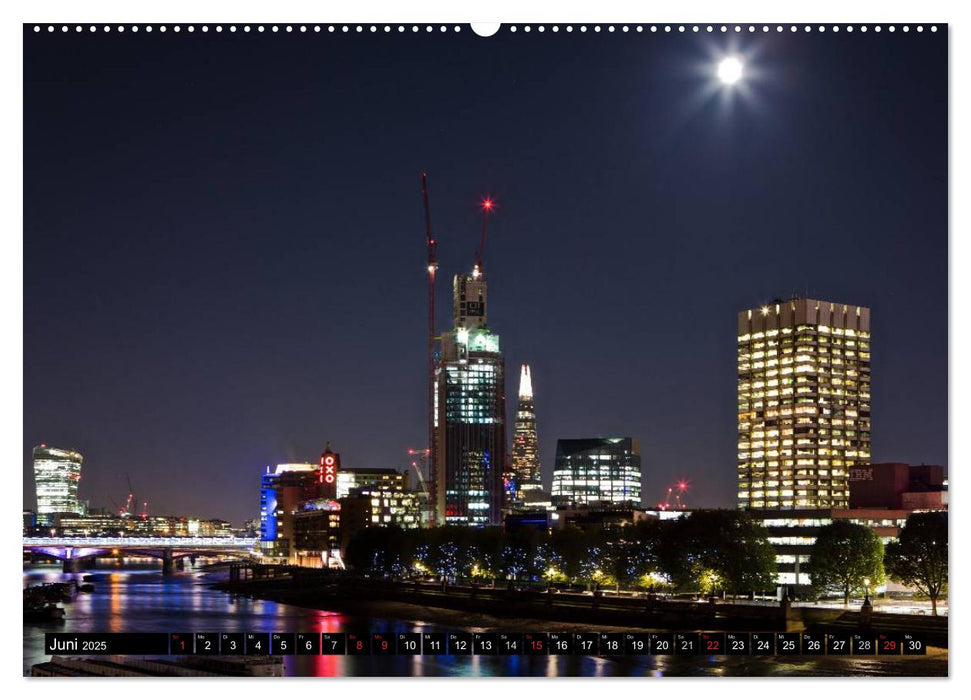 Wundervolles London (CALVENDO Premium Wandkalender 2025)