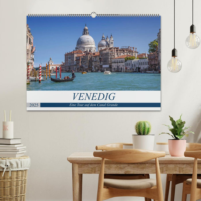 VENEDIG Eine Tour auf dem Canal Grande (CALVENDO Wandkalender 2025)