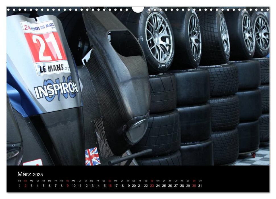 24 Stunden in Le Mans (CALVENDO Wandkalender 2025)