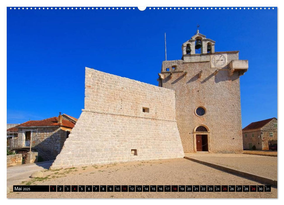 Hvar - Die Sonneninsel Kroatiens (CALVENDO Premium Wandkalender 2025)