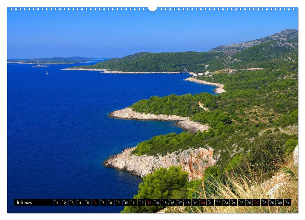 Hvar - Die Sonneninsel Kroatiens (CALVENDO Premium Wandkalender 2025)