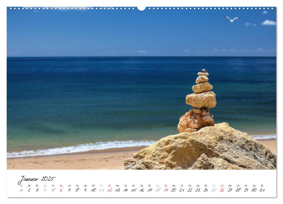 Die portugiesische Atlantikküste - Algarve (CALVENDO Premium Wandkalender 2025)