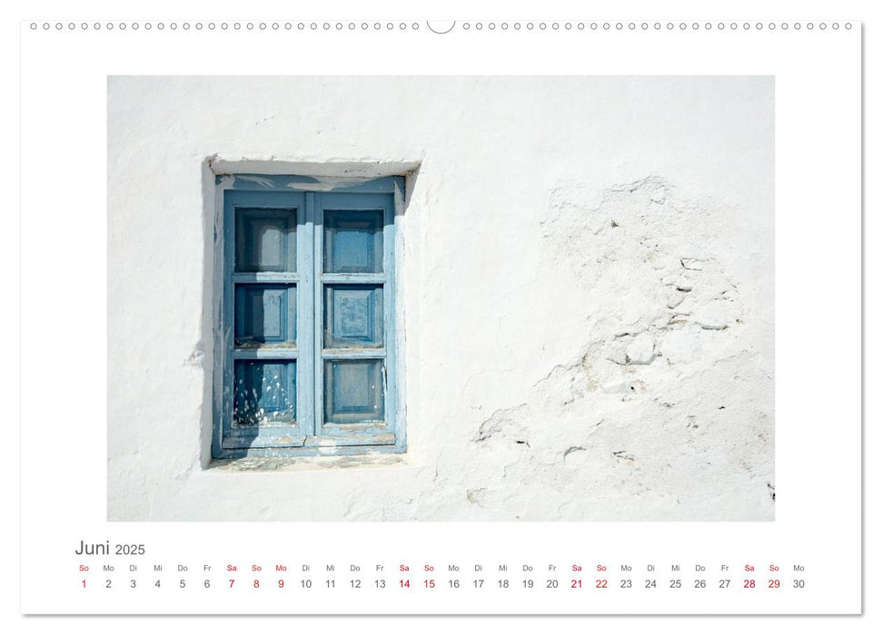 Griechenlands Perlen Kreta und Santorin (CALVENDO Premium Wandkalender 2025)