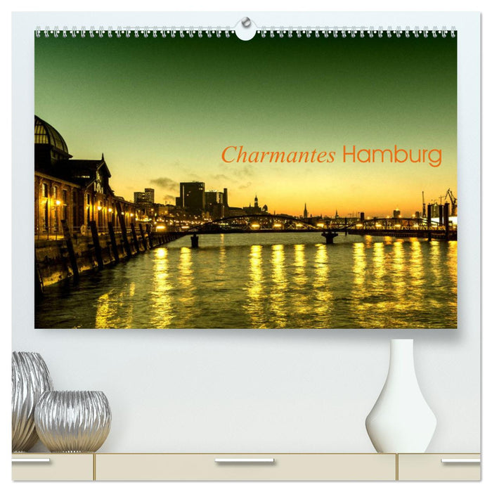 Charmantes Hamburg (CALVENDO Premium Wandkalender 2025)