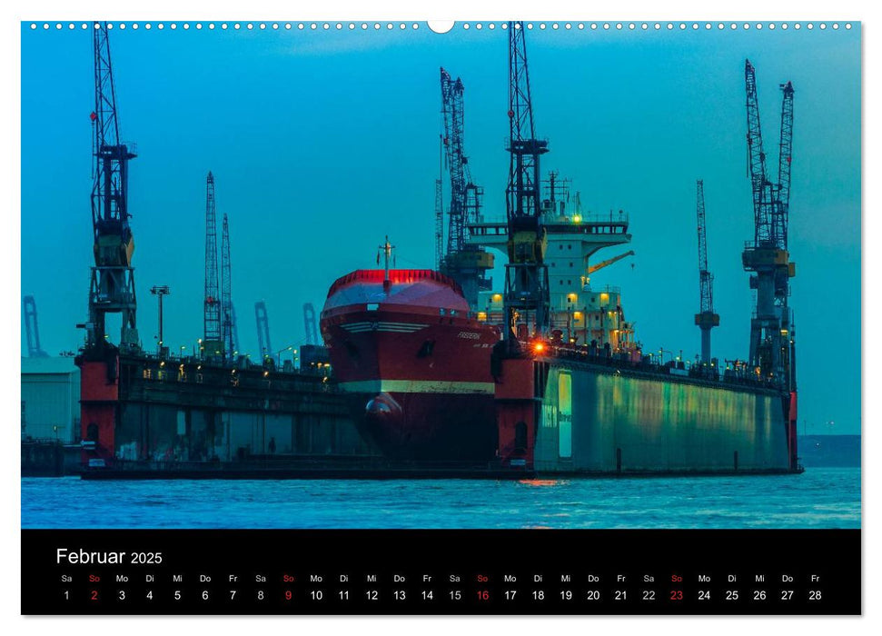 Charmantes Hamburg (CALVENDO Premium Wandkalender 2025)