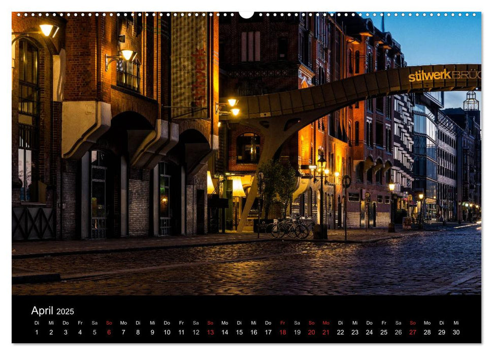 Charmantes Hamburg (CALVENDO Premium Wandkalender 2025)