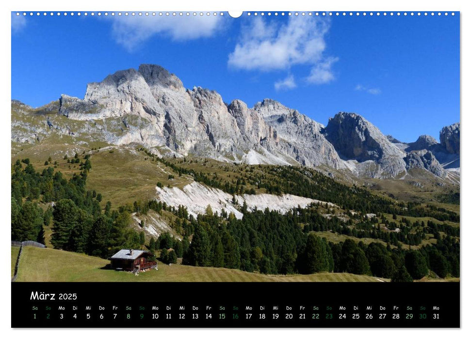 Weltnaturerbe - Im Reich der DOLOMITEN (CALVENDO Premium Wandkalender 2025)