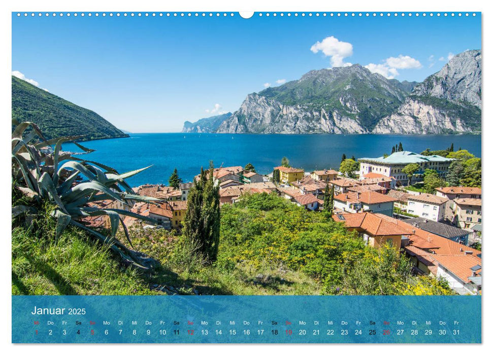 Gardasee - lago di Garda by Sascha Ferrari (CALVENDO Premium Wandkalender 2025)