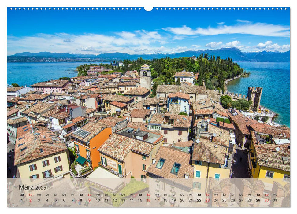 Gardasee - lago di Garda by Sascha Ferrari (CALVENDO Premium Wandkalender 2025)