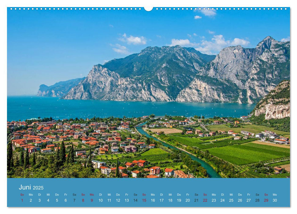 Gardasee - lago di Garda by Sascha Ferrari (CALVENDO Premium Wandkalender 2025)