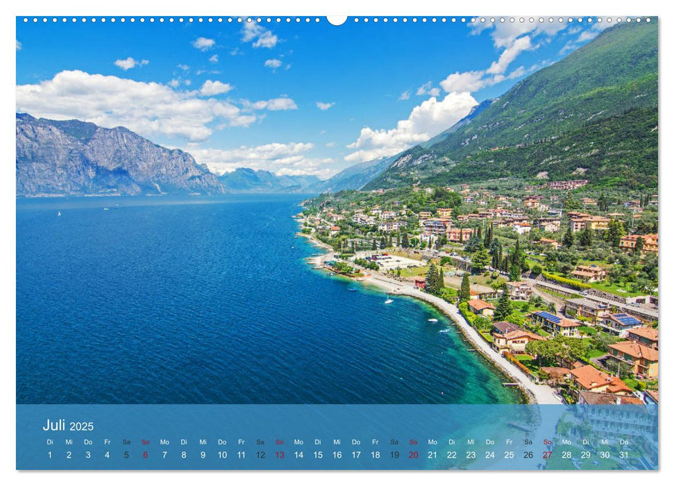 Gardasee - lago di Garda by Sascha Ferrari (CALVENDO Premium Wandkalender 2025)