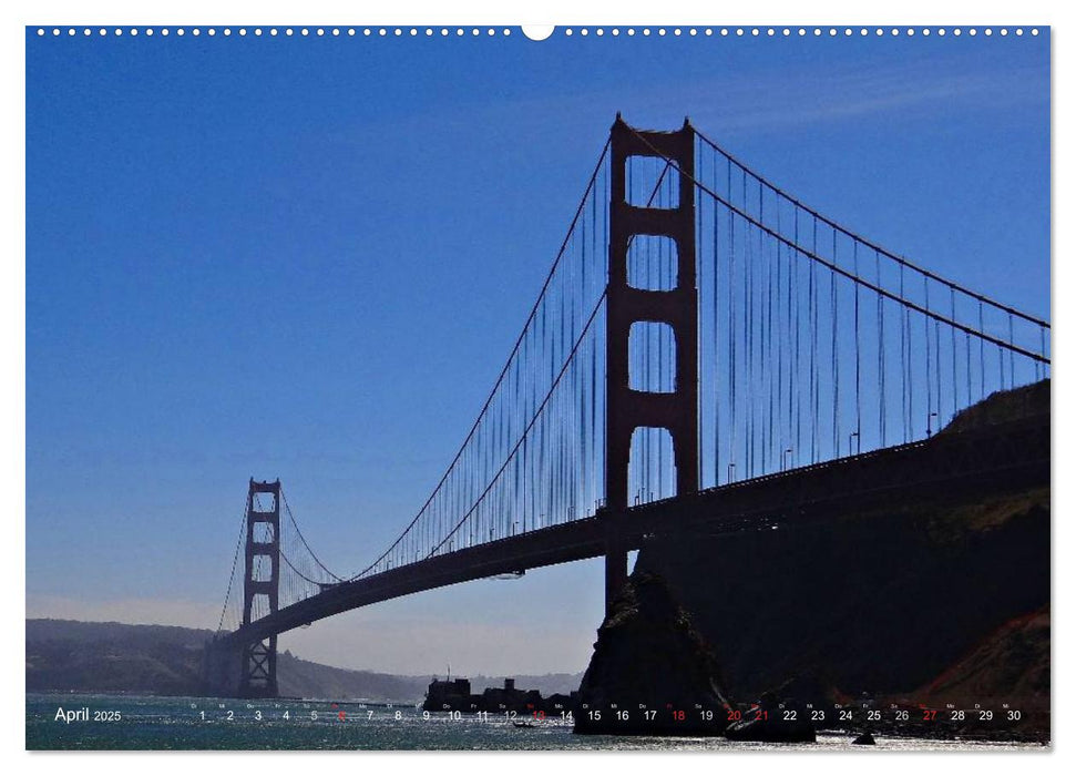 San Francisco Westküste USA (CALVENDO Premium Wandkalender 2025)