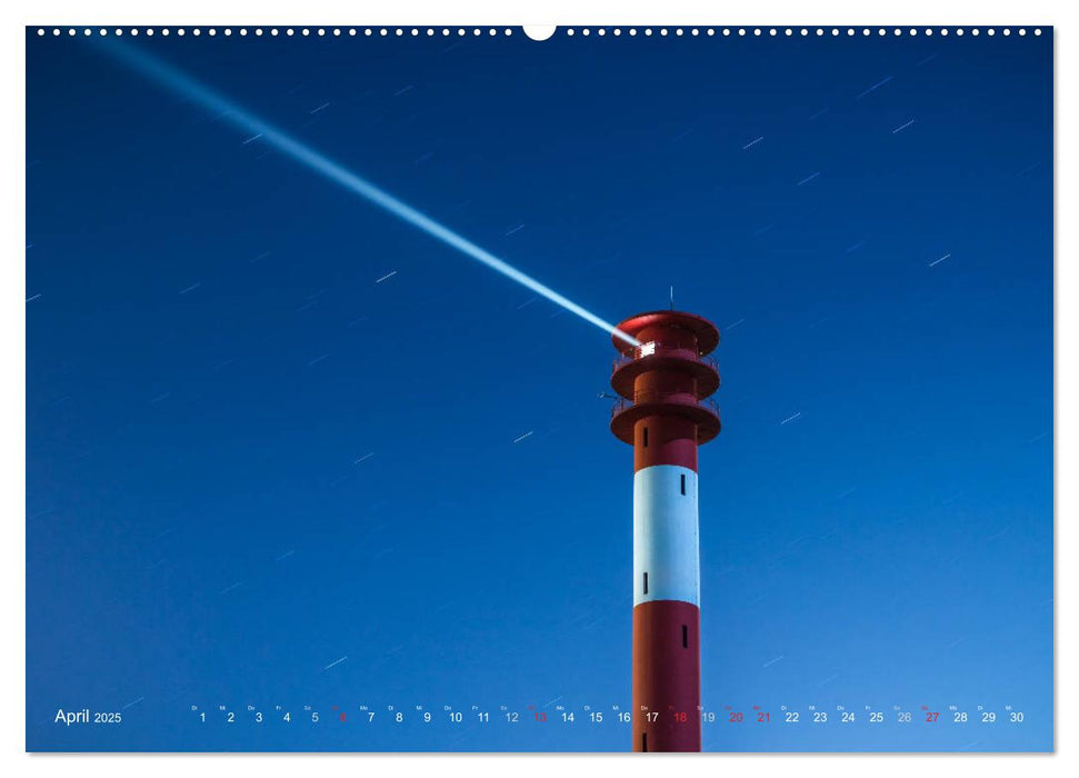 Nachts in Wilhelmshaven Edition mit maritimen Motiven (CALVENDO Premium Wandkalender 2025)