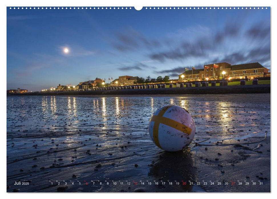 Nachts in Wilhelmshaven Edition mit maritimen Motiven (CALVENDO Premium Wandkalender 2025)