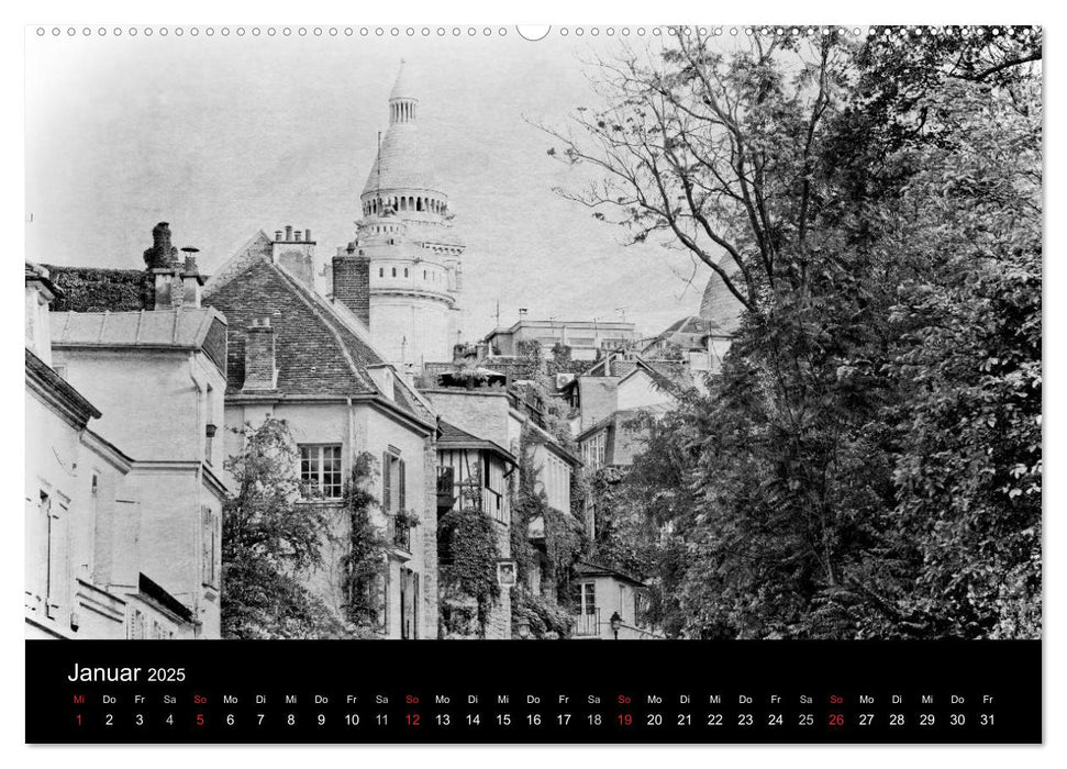 Streifzug durch Paris (CALVENDO Premium Wandkalender 2025)